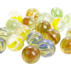 Üveggolyó, 1, 6 cm, 50 db /csomag, 4 szín