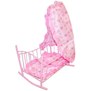 baldachinos babaágy rózsaszín