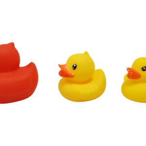 műanyag kacsák, 3 db