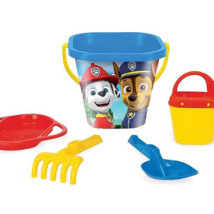 wader vödrös homokozó szett 5db os mancs őrjárat