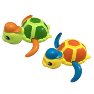 fürdőjáték, felhúzható teknős