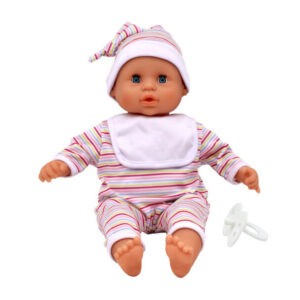 baba, baby babble, 38 cm, hangot adó, babzsák test