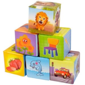 puha építőkocka 6 darabos készlet