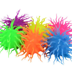 világítós fluffy labda, 12 cm, 6 féle