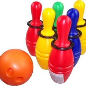 műanyag 6 darabos bowling készlet