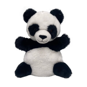 plüss kesztyűbáb, 27 cm panda