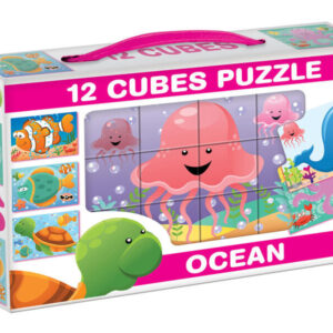 Állatok 12 darabos mesekocka többféle