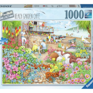 ravensburger puzzle 1000 db beach garden cafe