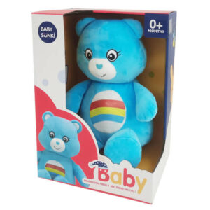 zenélő, világító altató maci, 30 cm