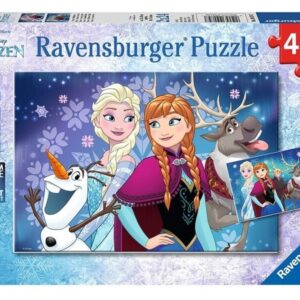 ravensburger: jégvarázs északi fény 2 x 24 darabos puzzle