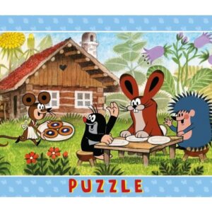 dino kisvakond látogatóban 15 darabos puzzle
