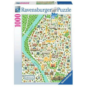puzzle 1000 db sevilla térképe