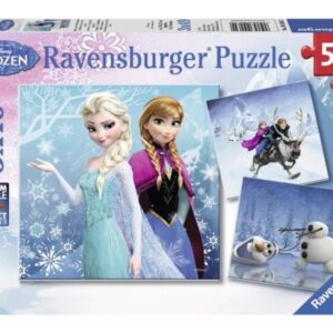 ravensburger jégvarázs jeges kaland 3 x 49 darabos puzzle