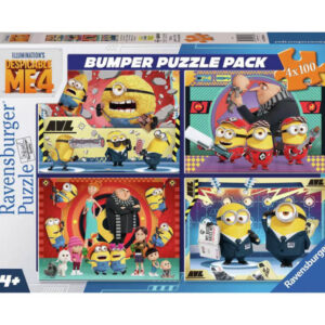 puzzle 4x100 db minyonok 4