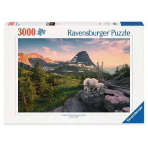 puzzle 3000 db hegyikecske gidával