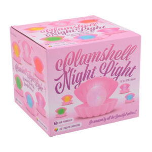 kagyló alakú színváltoztatós hangulatfény