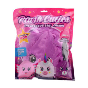 felfújható plüss figurák 30 cm, pumpával, 3 féle