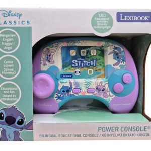 stitch kétnyelvű oktató konzol játék színes kijelzővel