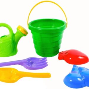 homokozó készlet vödörben többféle