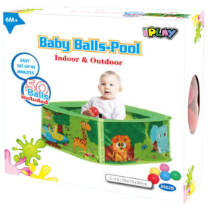 bébi labdamedence labdákkal 75 x 75 x 30 cm