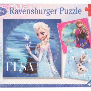 ravensburger: jégvarázs 3 x 49 darabos puzzle