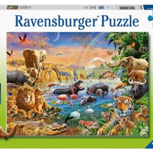 ravensburger: fürdés a vízben 100 darabos puzzle