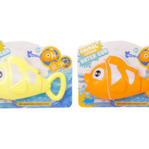 vízipisztoly 18 cm bohóchal, 2 féle