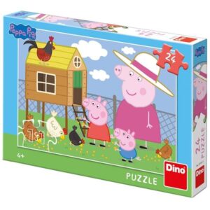 dino puzzle 24 db peppa malac