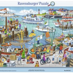 ravensburger egy nap a kikötőben 24 darabos puzzle