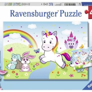 ravensburger csodás unikornisok 2 x 24 db puzzle