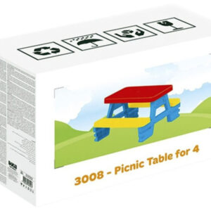 piknik asztal 4 személyes