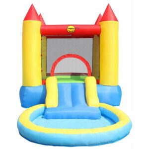 kastély ugrálóvár medencével 365 x 200 x 190 cm