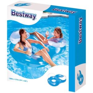 bestway 43009 dupla úszófotel 118 x 117 cm