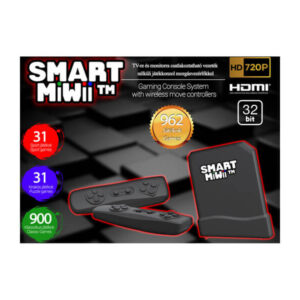 smart miwii vezeték nélküli hd játékkonzol, 562 játék