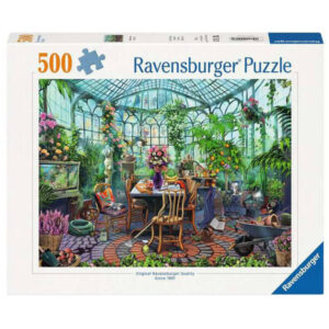 puzzle 500 db reggel az üvegházban