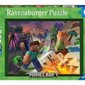 ravensburger puzzle 100 db monster minecraft
