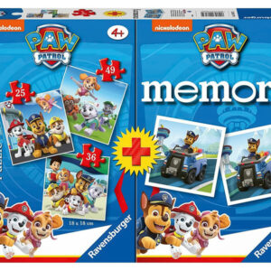 ravensburger puzzle 3in1 + memóriajáték mancs Őrjárat