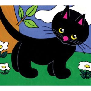 cikicakk, a fekete cica diafilm 34104237