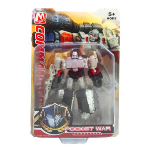 Átalakuló robot pocket war commander 10 cm